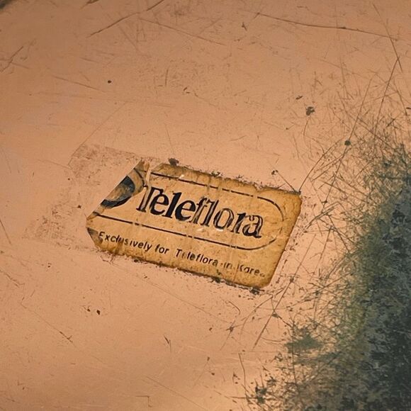 TELEFLORA Silent Butler Copper Les Bonbons Wood Handle Hinged Lid Crumb Catcher - Picture 10 of 14